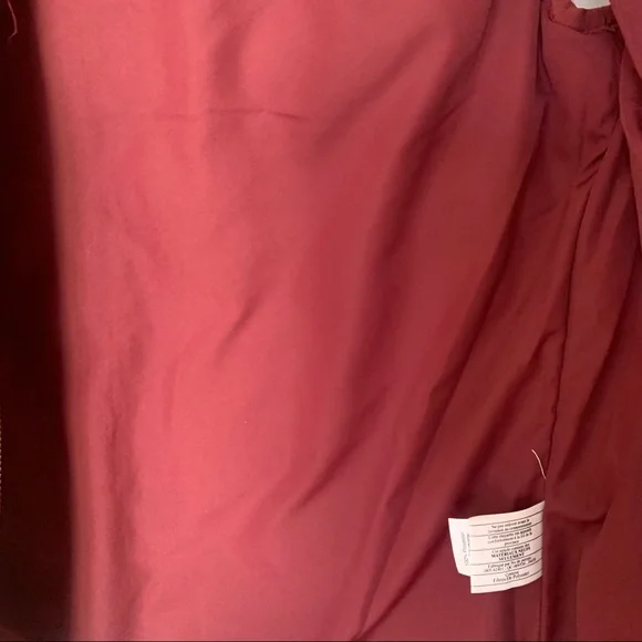 J. Crew Factory Burgundy/Wine Quilted Puffer Vest Size XXS - Picture 3 of 7